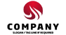 Flame Globe Computer Logo