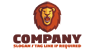 Angry Lion Head Logo