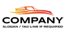 Flaming Racing Car Logo<br>Watermark will be removed in final logo.