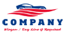 Blue Racing Car Logo<br>Watermark will be removed in final logo.