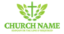 Unique Church Logo<br>Watermark will be removed in final logo.