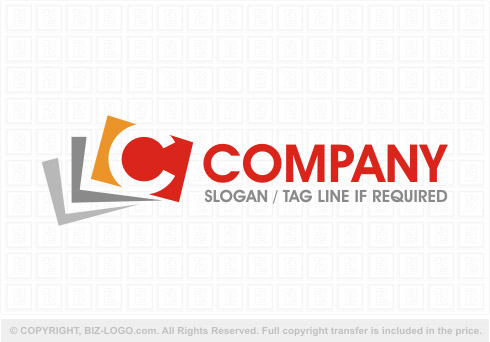 Logo 8619: Filing Letter C Logo