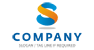 Blue and Orange Letter S Logo