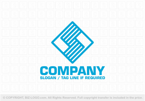 Logo 8423: Triangle Letter S Logo