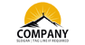 Man On Mountain Travel Logo