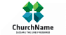 Blue And Green Church Logo