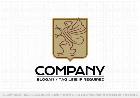 Logo 9427: Abstract Griffin Logo