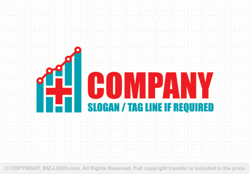 Logo 8924: Statistic Medical Chart Logo