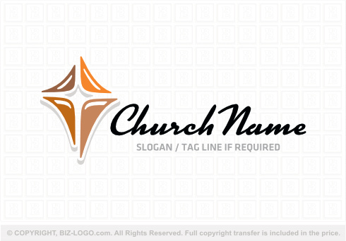 Logo 9014: Memorable  Cross Church Logo
