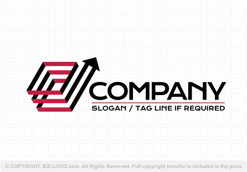 Logo 9147: Black Arrow Construction Logo