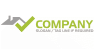 Green Check Mark Construction Logo