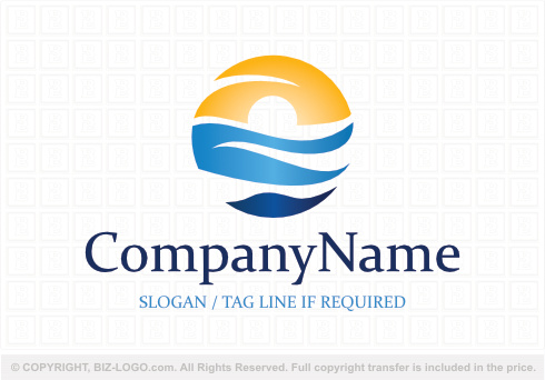 Logo 9167: Beautiful Ocean Logo