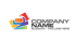 Fun Rainbow Letter D Logo