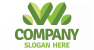 Leaf Letter W Logo