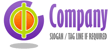 Purple Green Orange Logo