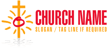 Fun Cross and Sun Logo