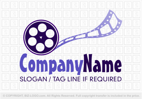 Logo 524: Film Reel Logo