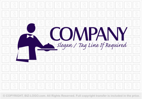 Logo 1542: Waiter Logo