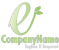 Letter E Leaves Logo