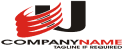 Letter U and Swooshes Logo